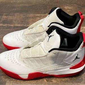 Jordan Stay Loyal Shoes White/University Red/ Black Size: 12 (Men’s)